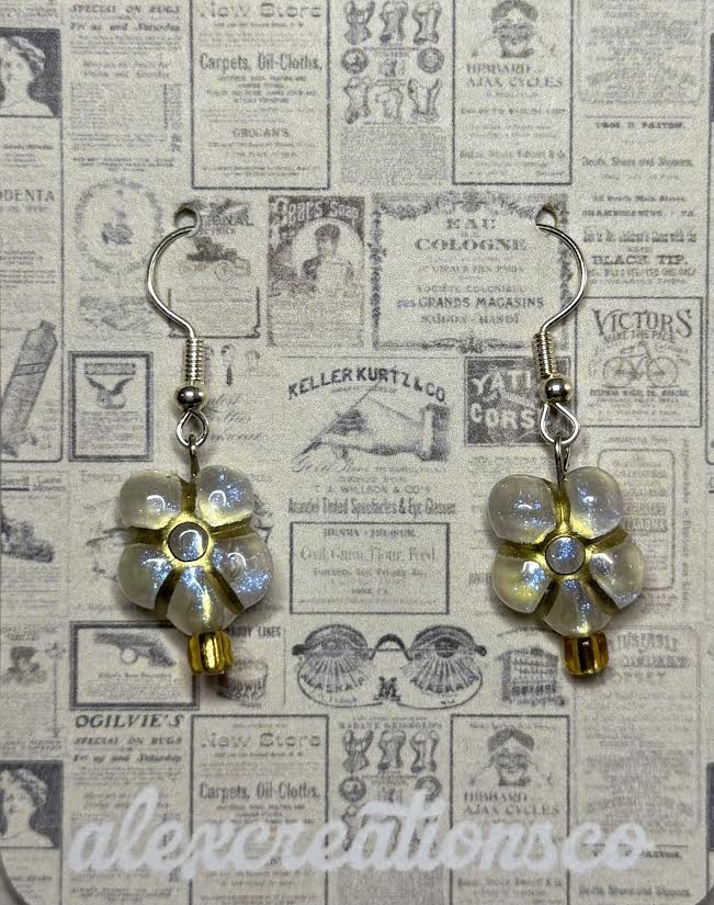 Golden Traced Florals