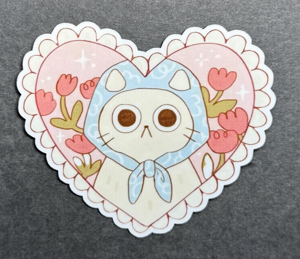 Awkward Heart Cat