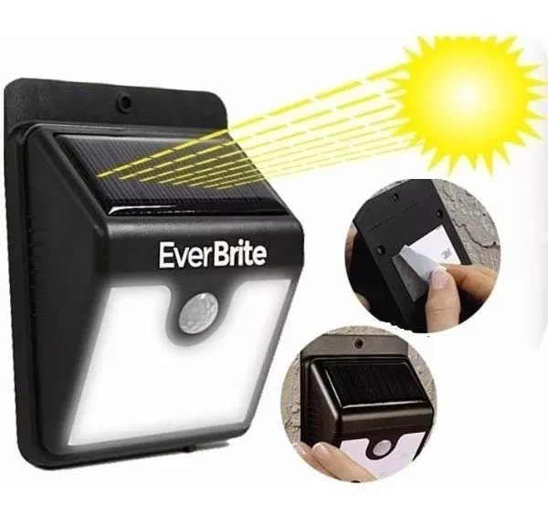 Luz Led Exterior Energia Solar Sensor