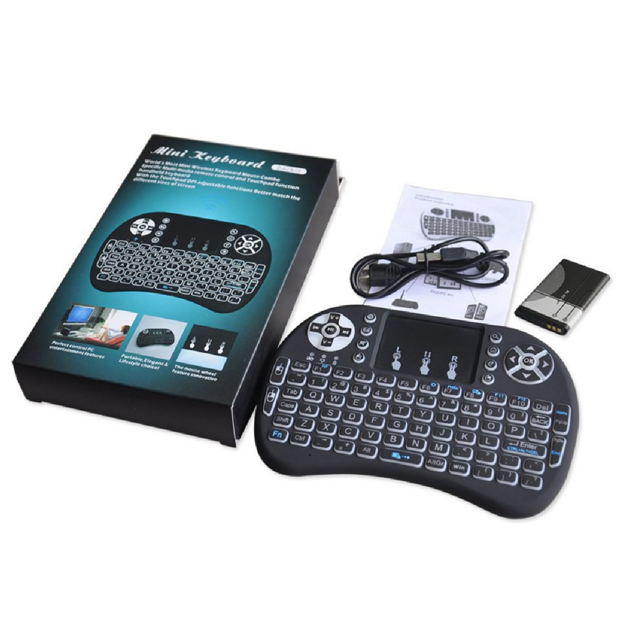 Mini Teclado USB inalámbrico