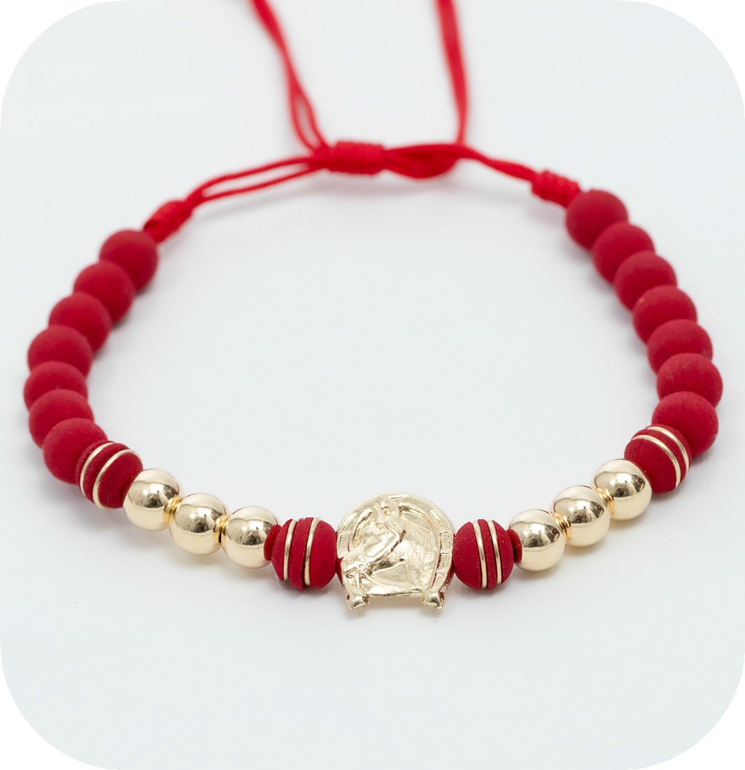 PULSERA ORO LAMINADO B6mm