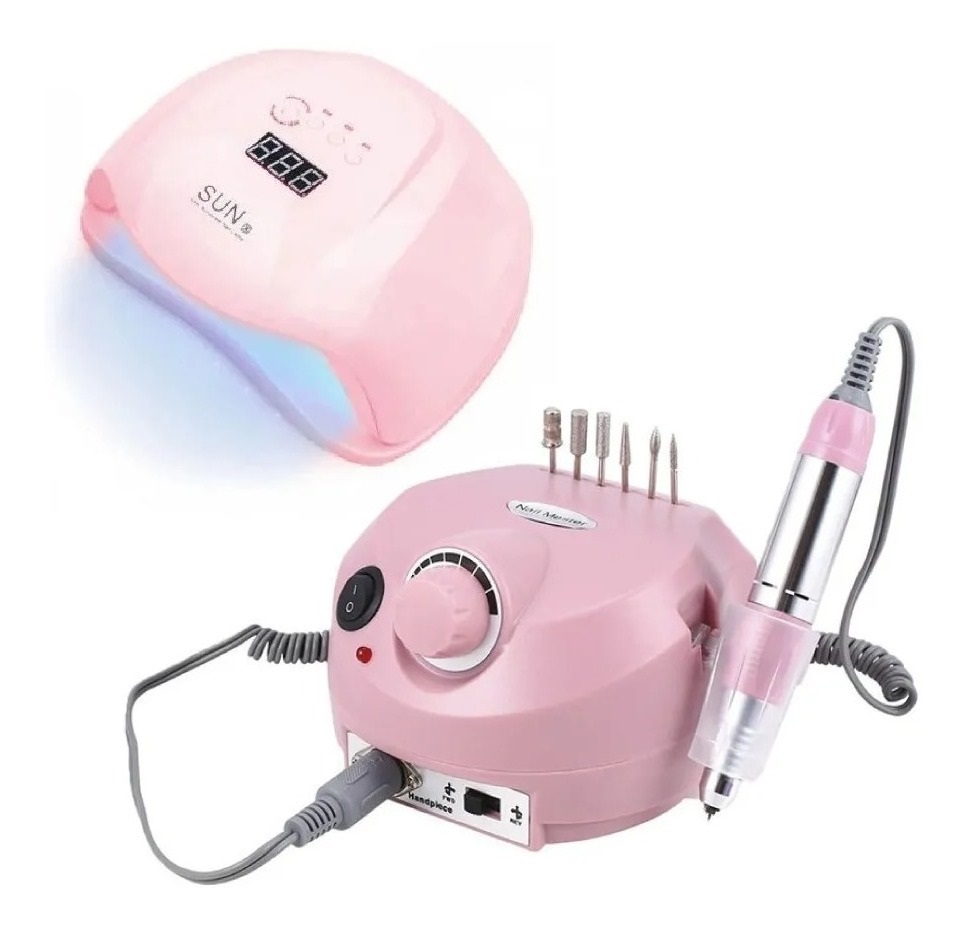 Combo Lampara Unas 54w Gel Semi Uvled