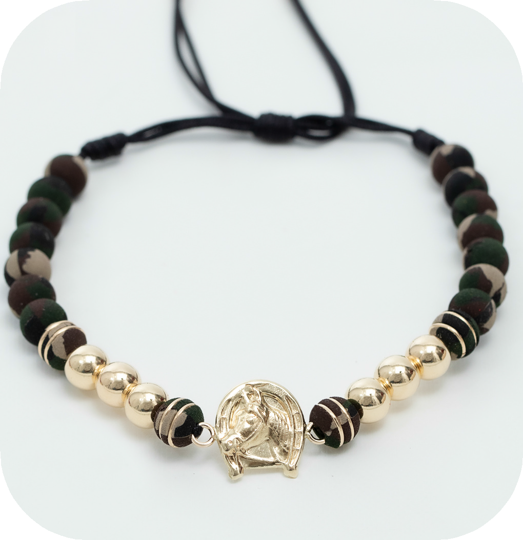 PULSERA ORO LAMINADO B6mm