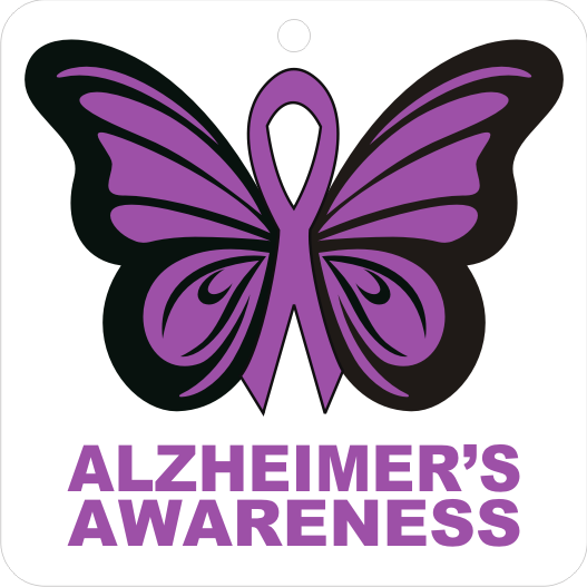 Alzheimer's Awareness Butterfly Air Freshener