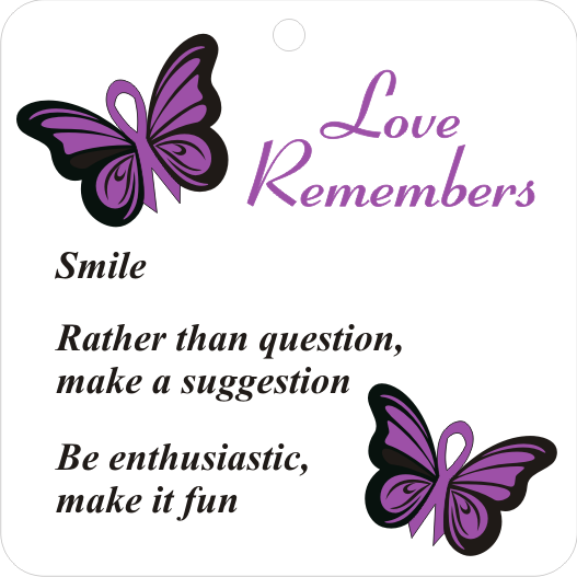 Alzheimer's Awareness Butterfly Air Freshener