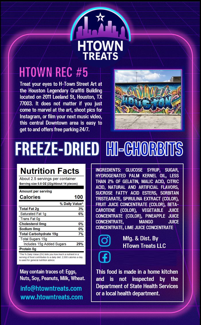 Freeze-Dried Hi-Chorbits