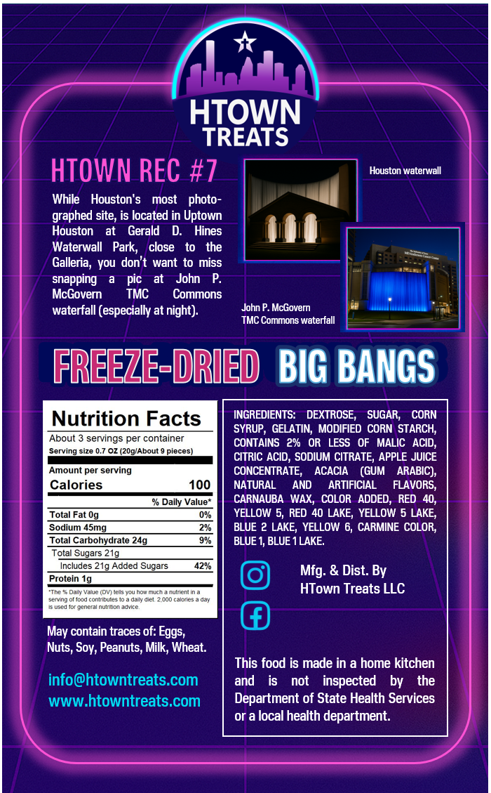 Freeze-Dried Big Bangs