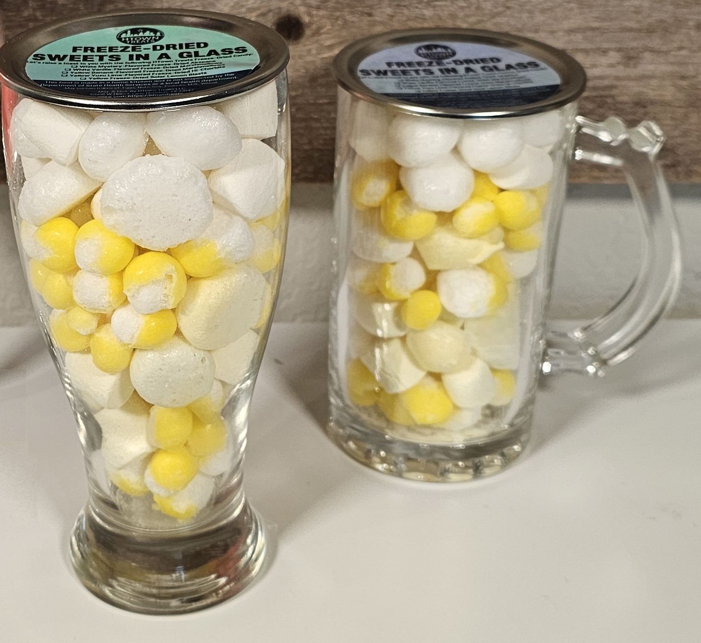 Freeze-Dried Sweets in a Glass