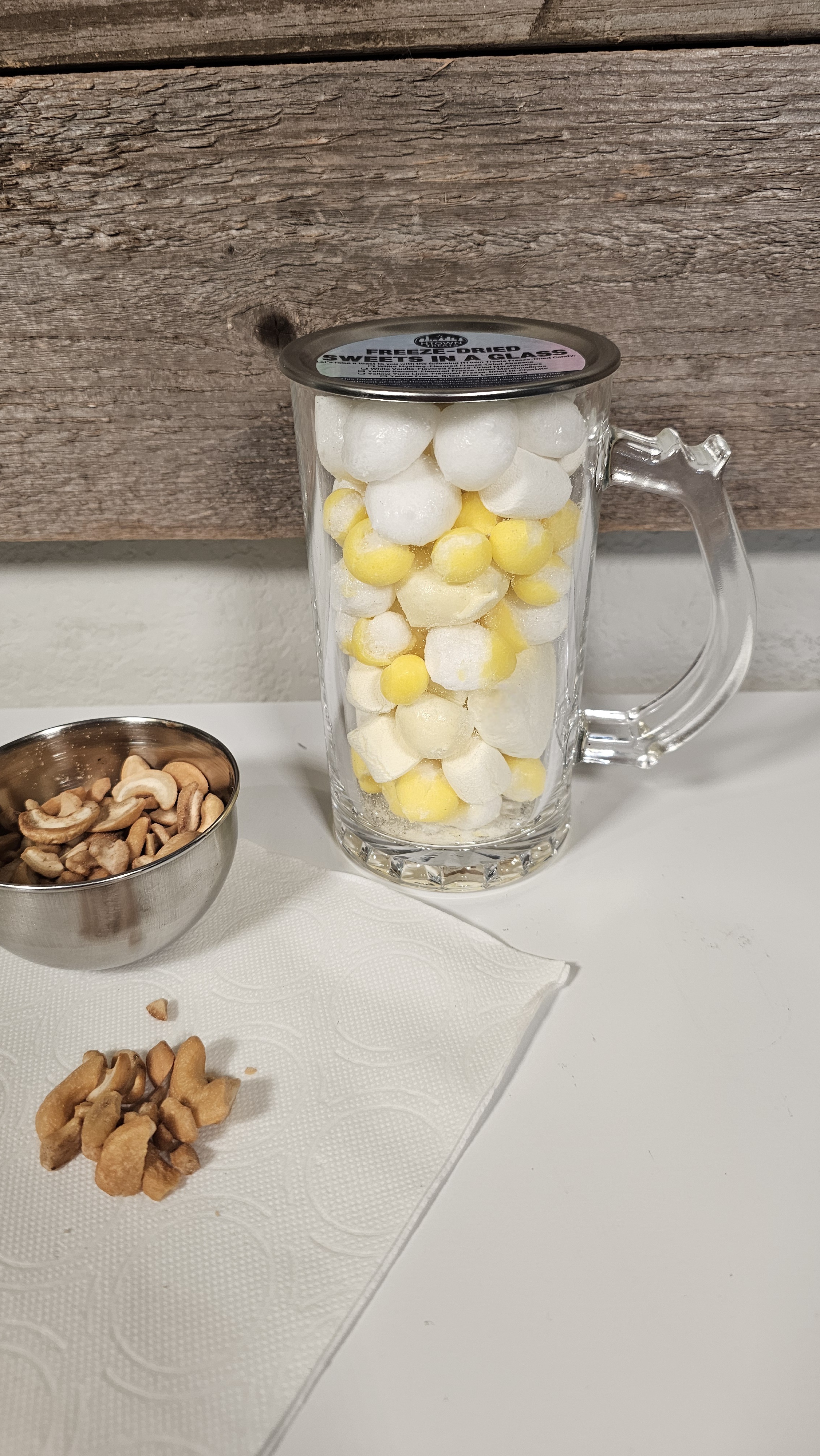 Freeze-Dried Sweets in a Glass