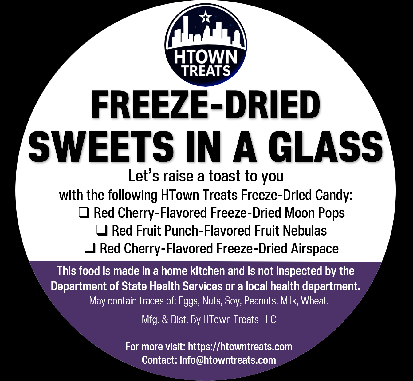Freeze-Dried Sweets in a Glass