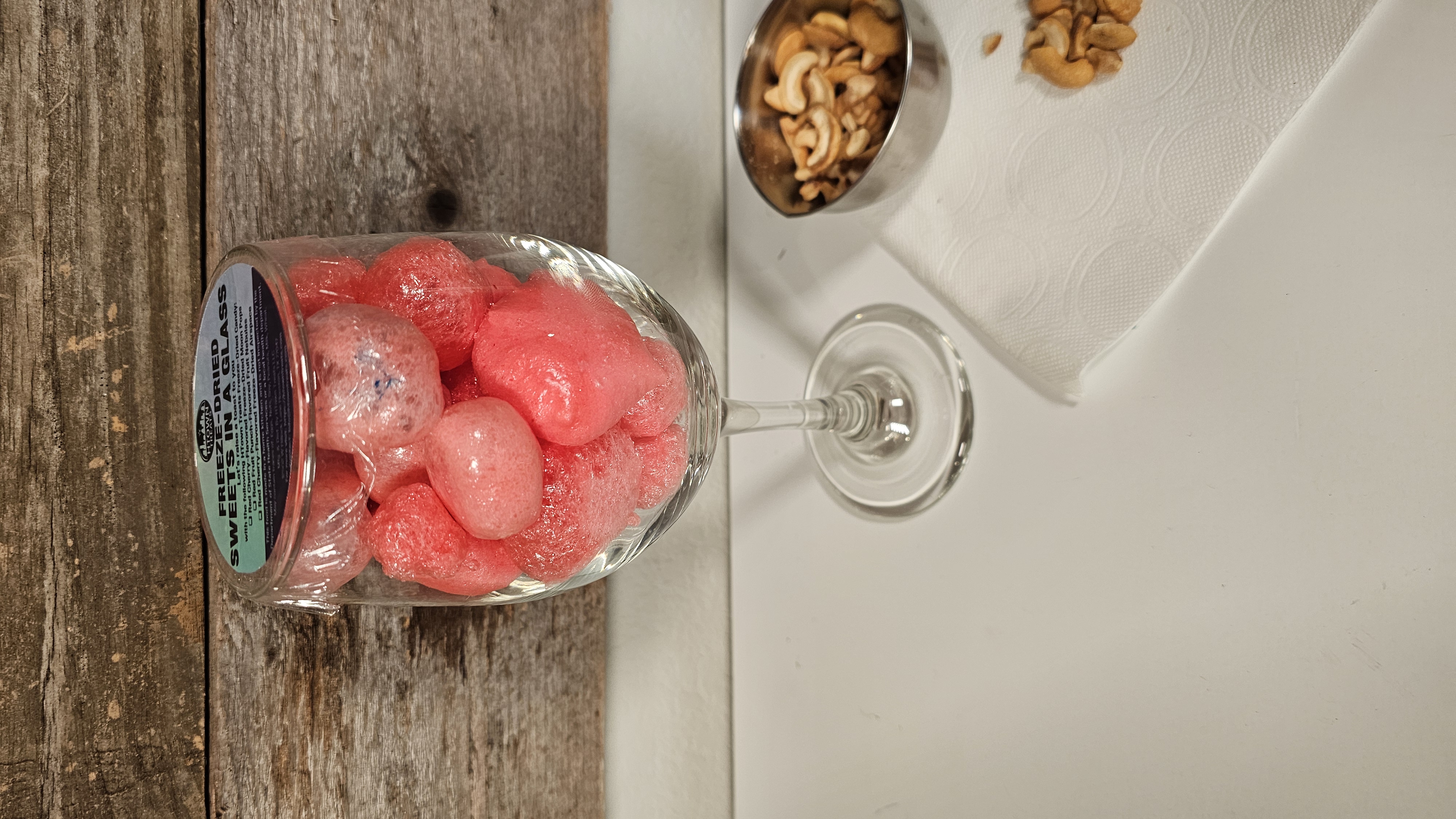 Freeze-Dried Sweets in a Glass