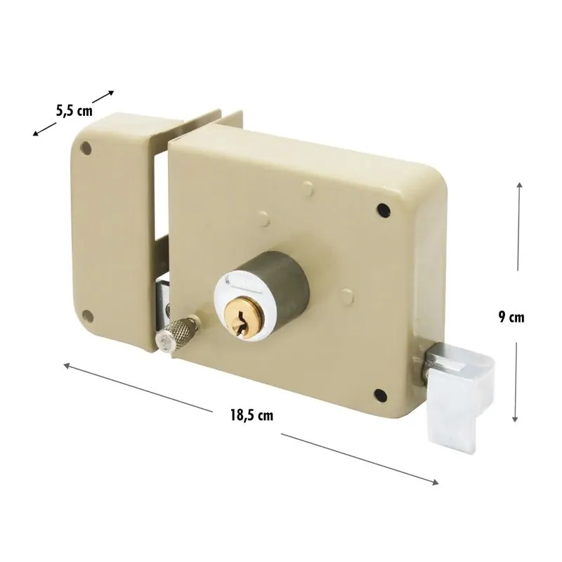 Cerradura Sobreponer 50Mm - Marca Fanal