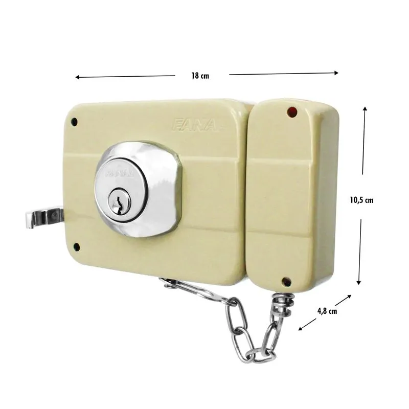 Cerradura Fanal 60MM Derecha