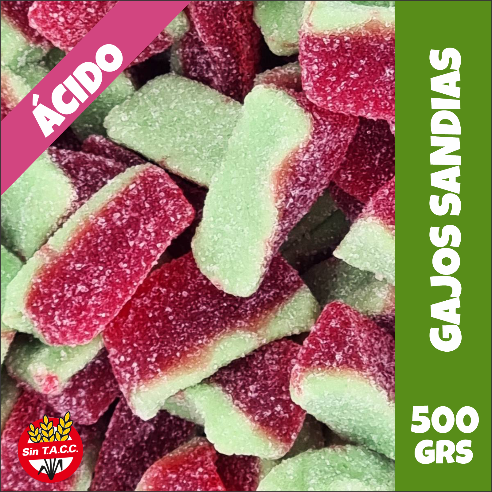 Gajos de Sandia Ácidas Mogul