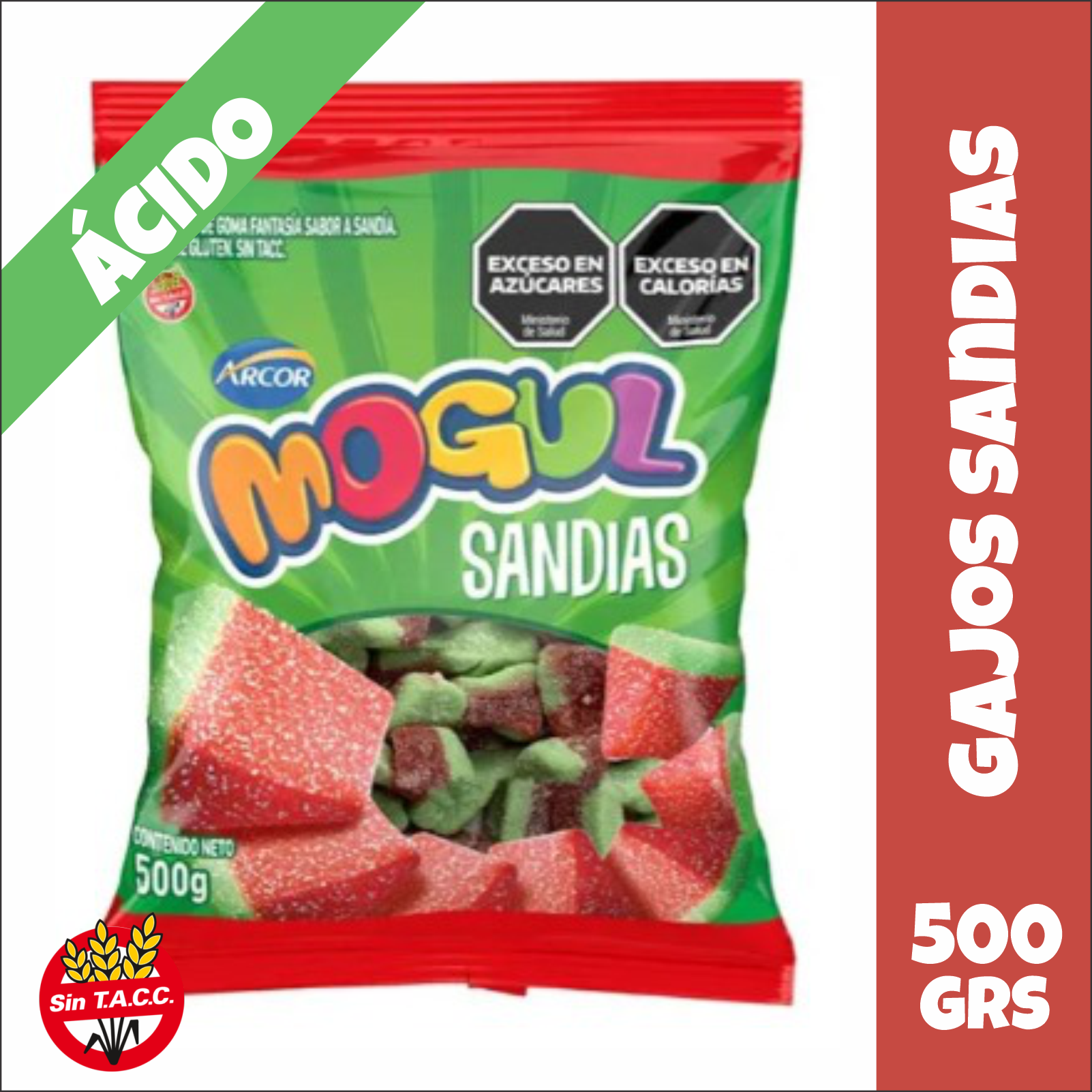 Gajos de Sandia Ácidas Mogul