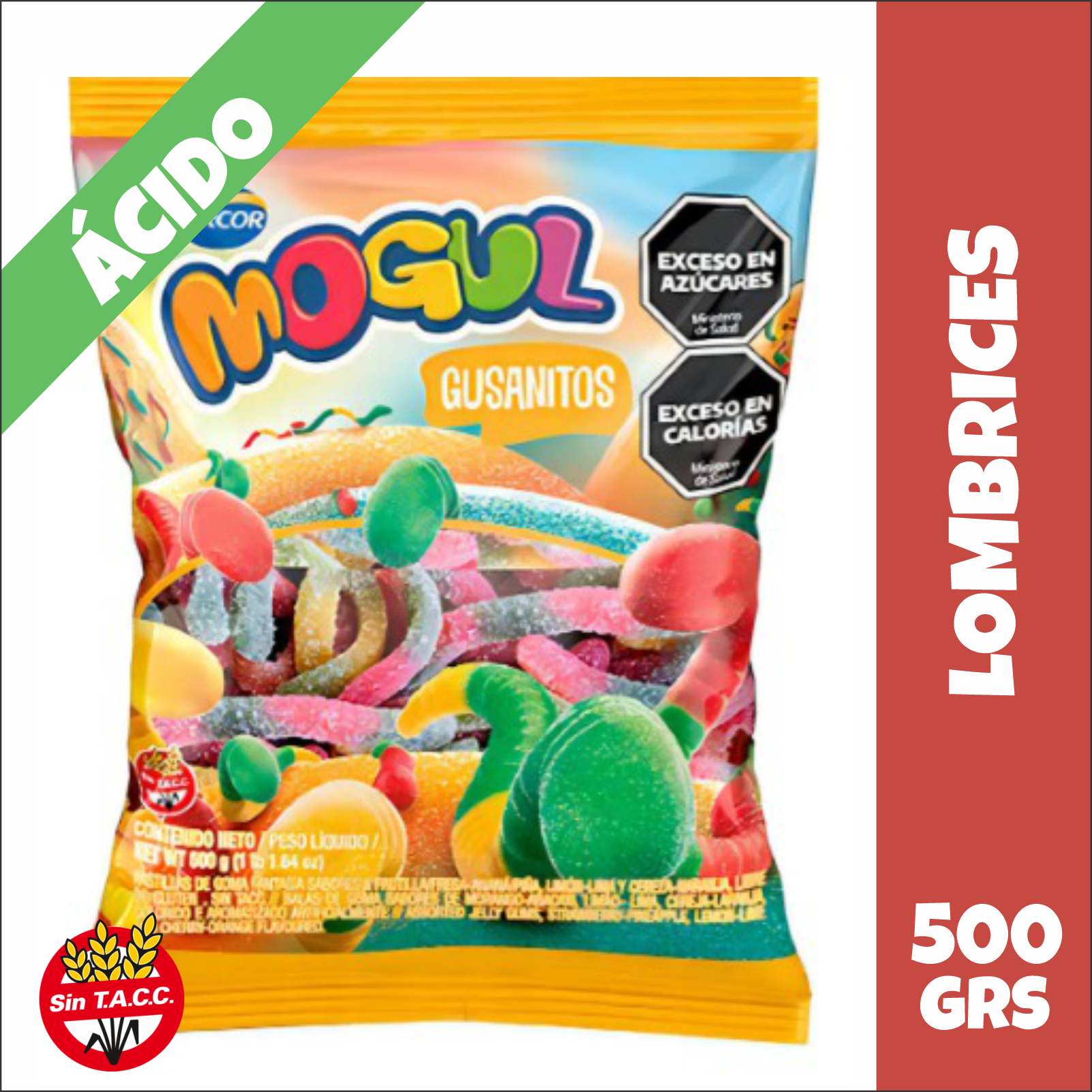 Lombrices Ácidas Mogul