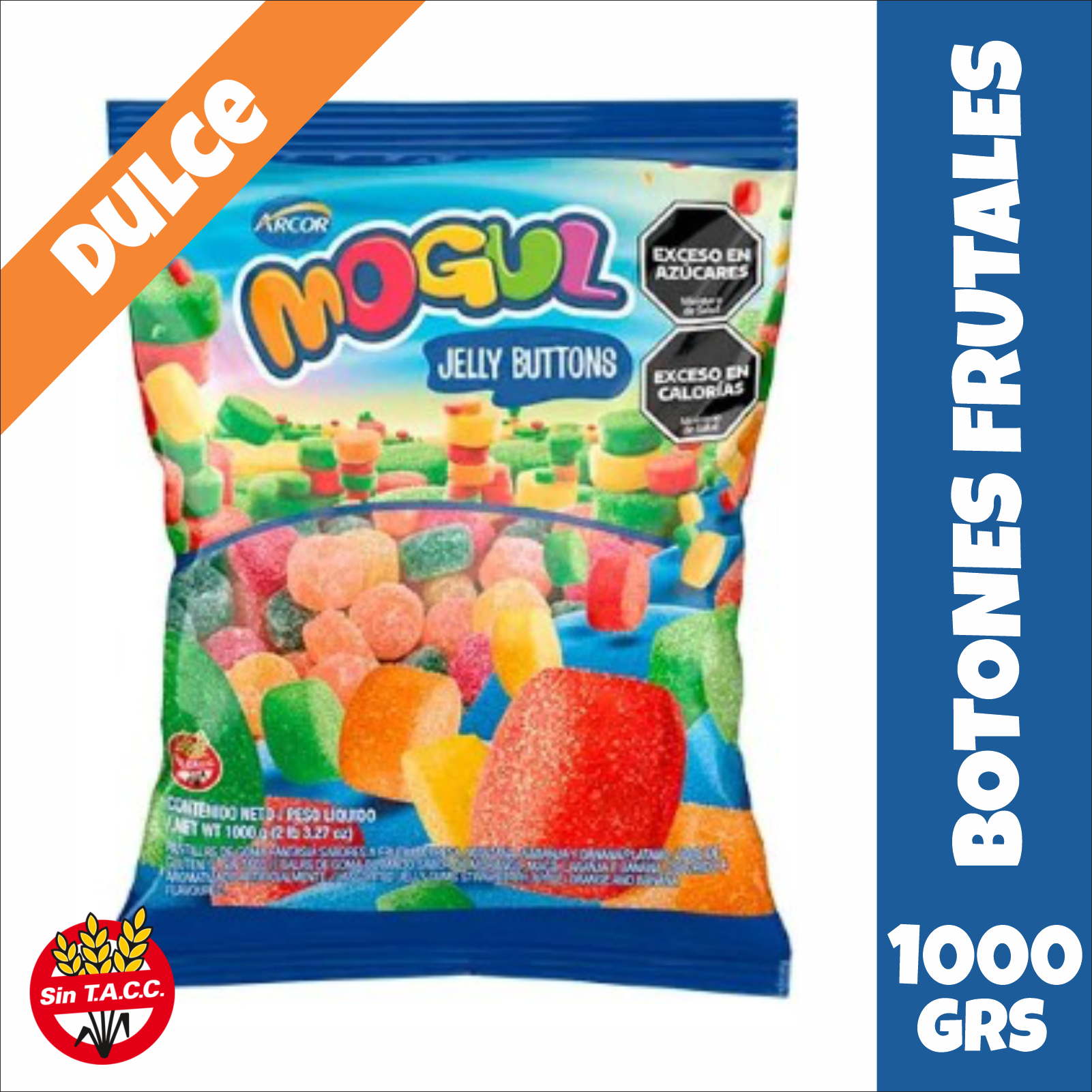 Botones Frutales Mogul