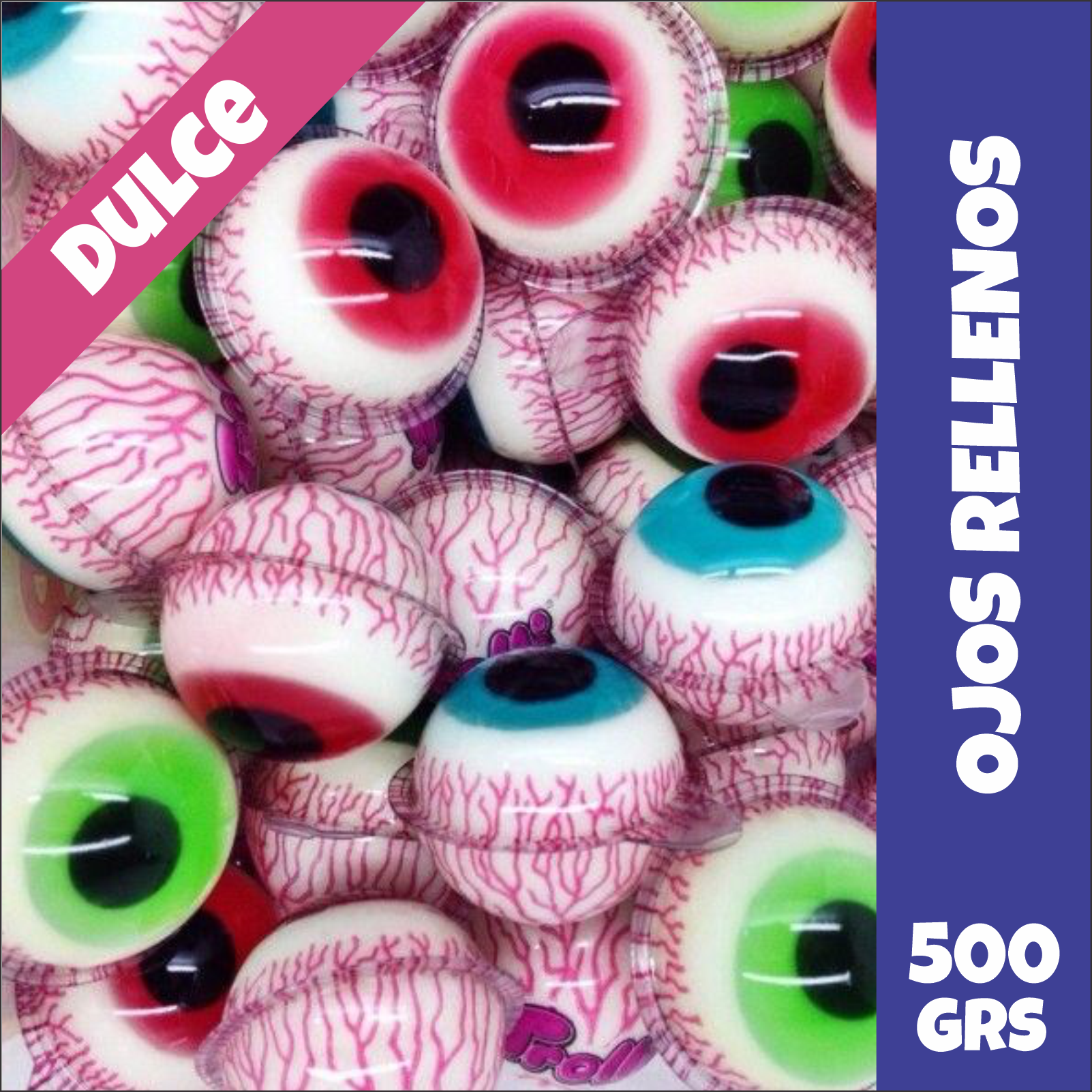 Ojos Rellenos Dulces Importados