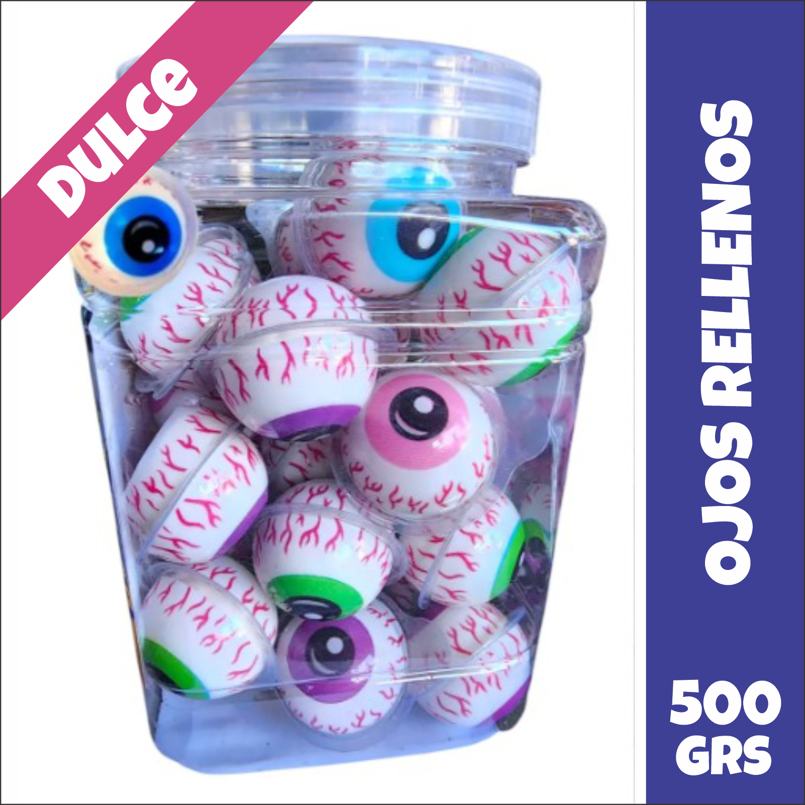 Ojos Rellenos Dulces Importados