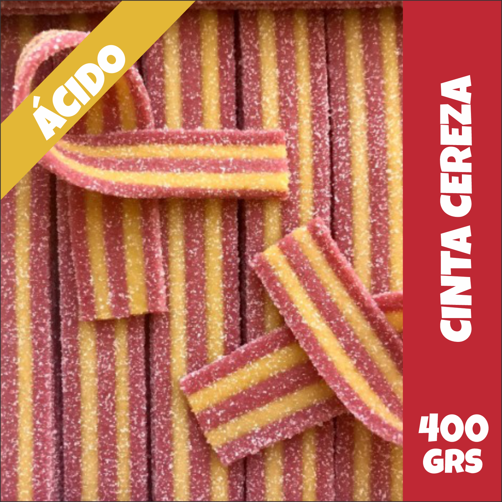 Cinta sabor Cereza Bull Dog