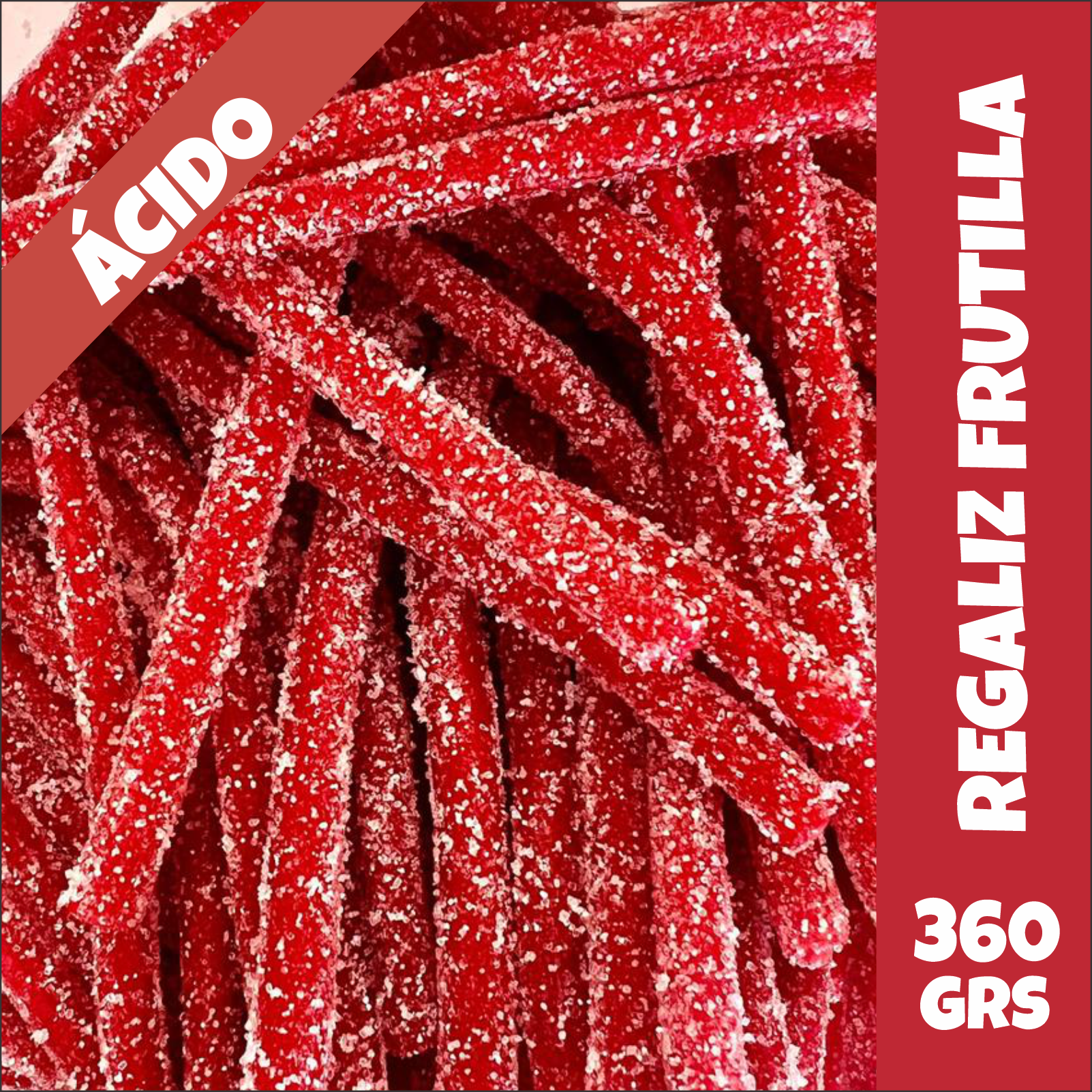 Regaliz de Frutilla Bull Dog