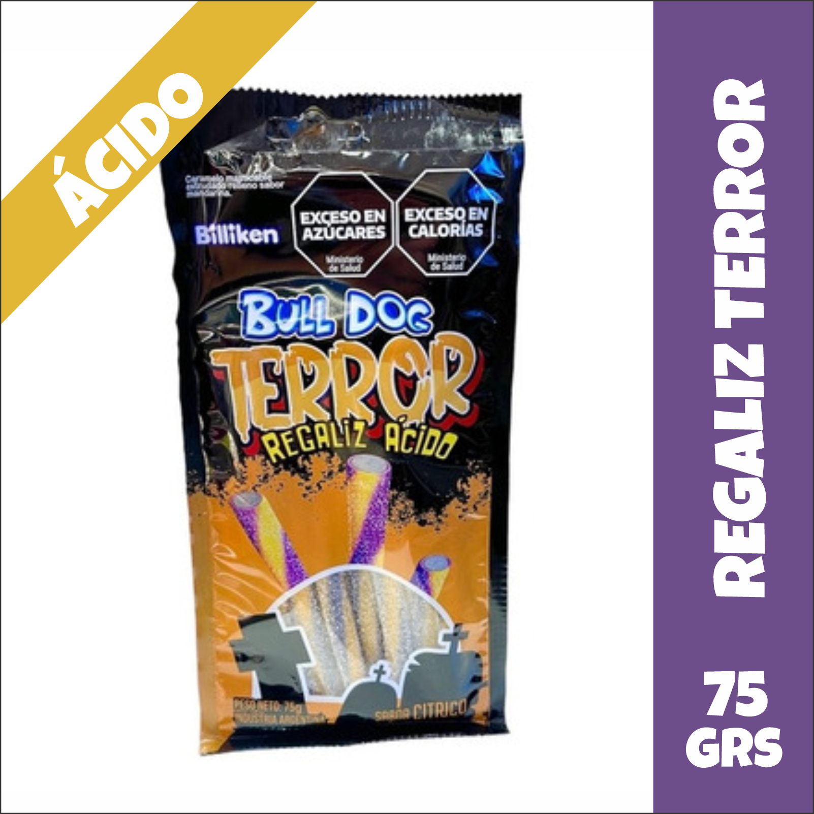 Regaliz Terror Bull Dog (Edición Especial Halloween) 