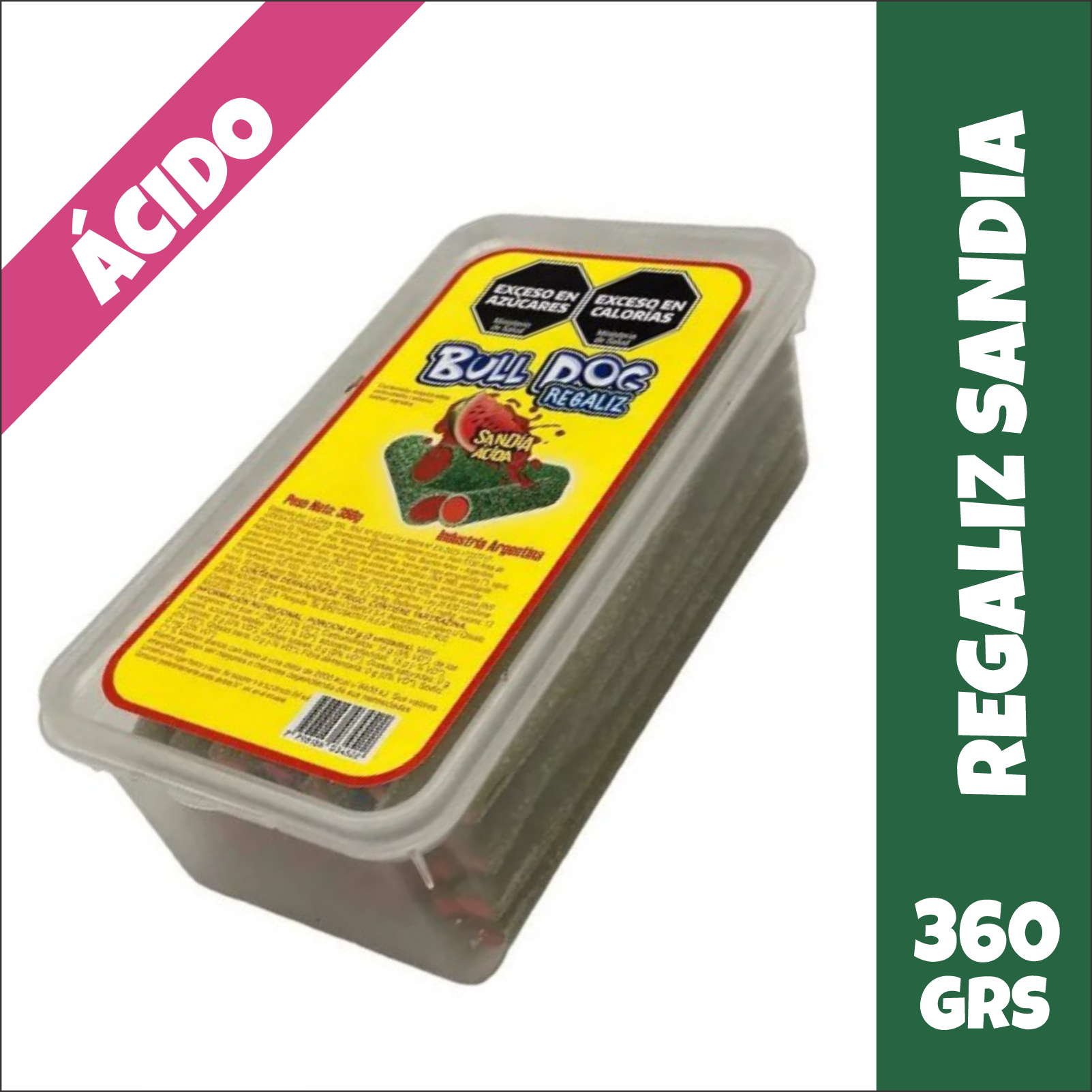 Regaliz de Sandia Bull Dog