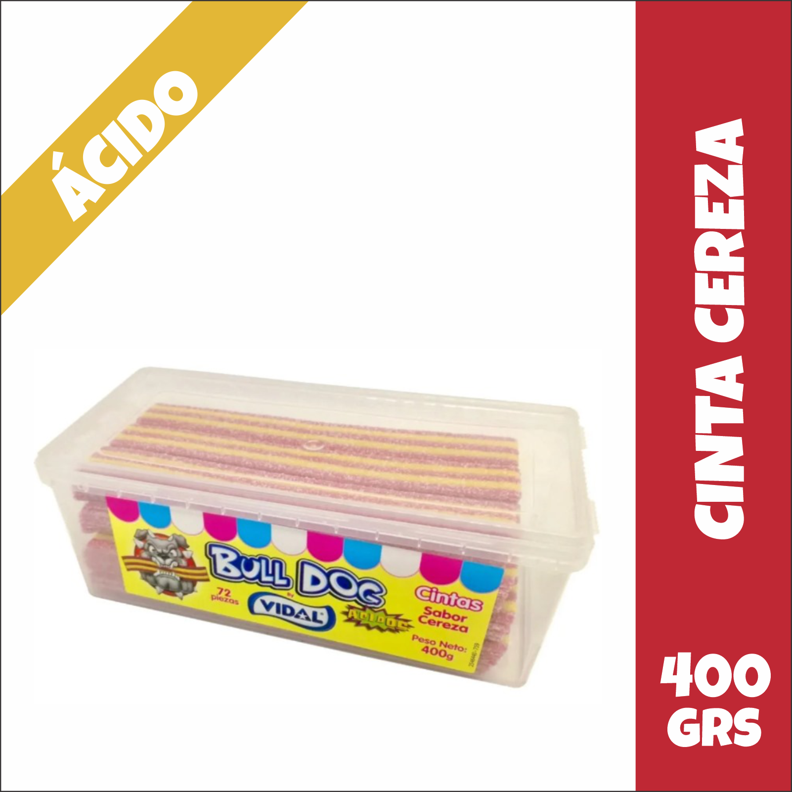 Cinta sabor Cereza Bull Dog