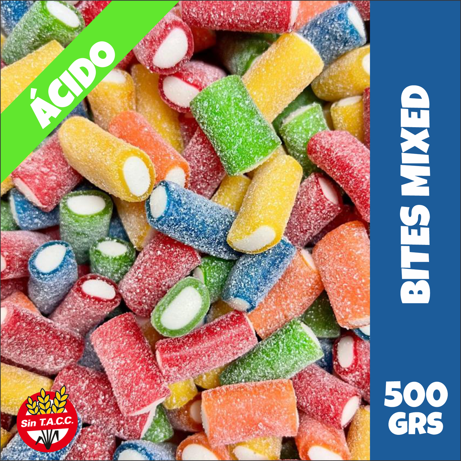 Mini Regaliz (Bites) Mixed Multicolor Docile