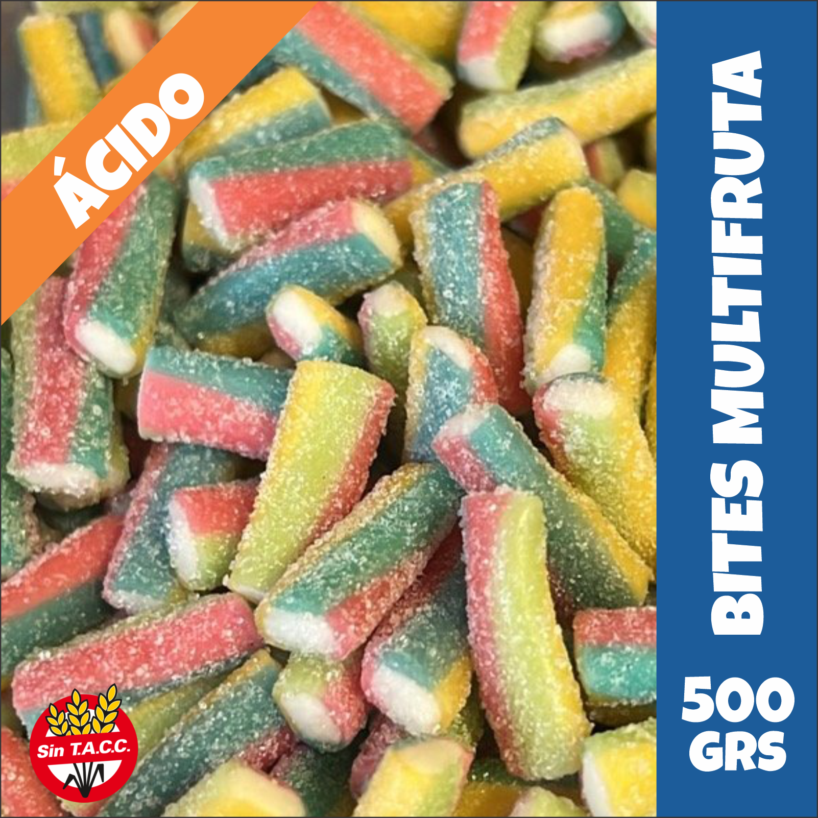 Mini Regaliz (Bites) Mixed Multifrutal Docile