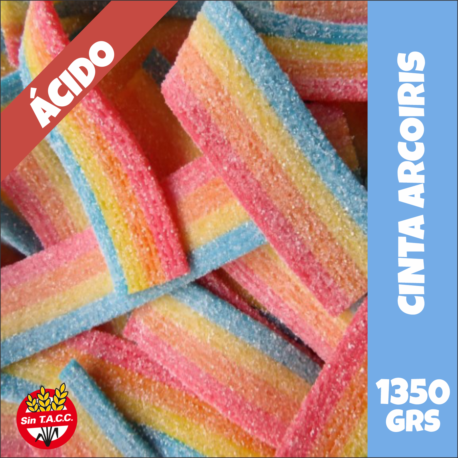 Cintas Arcoiris Multifrutal Docile