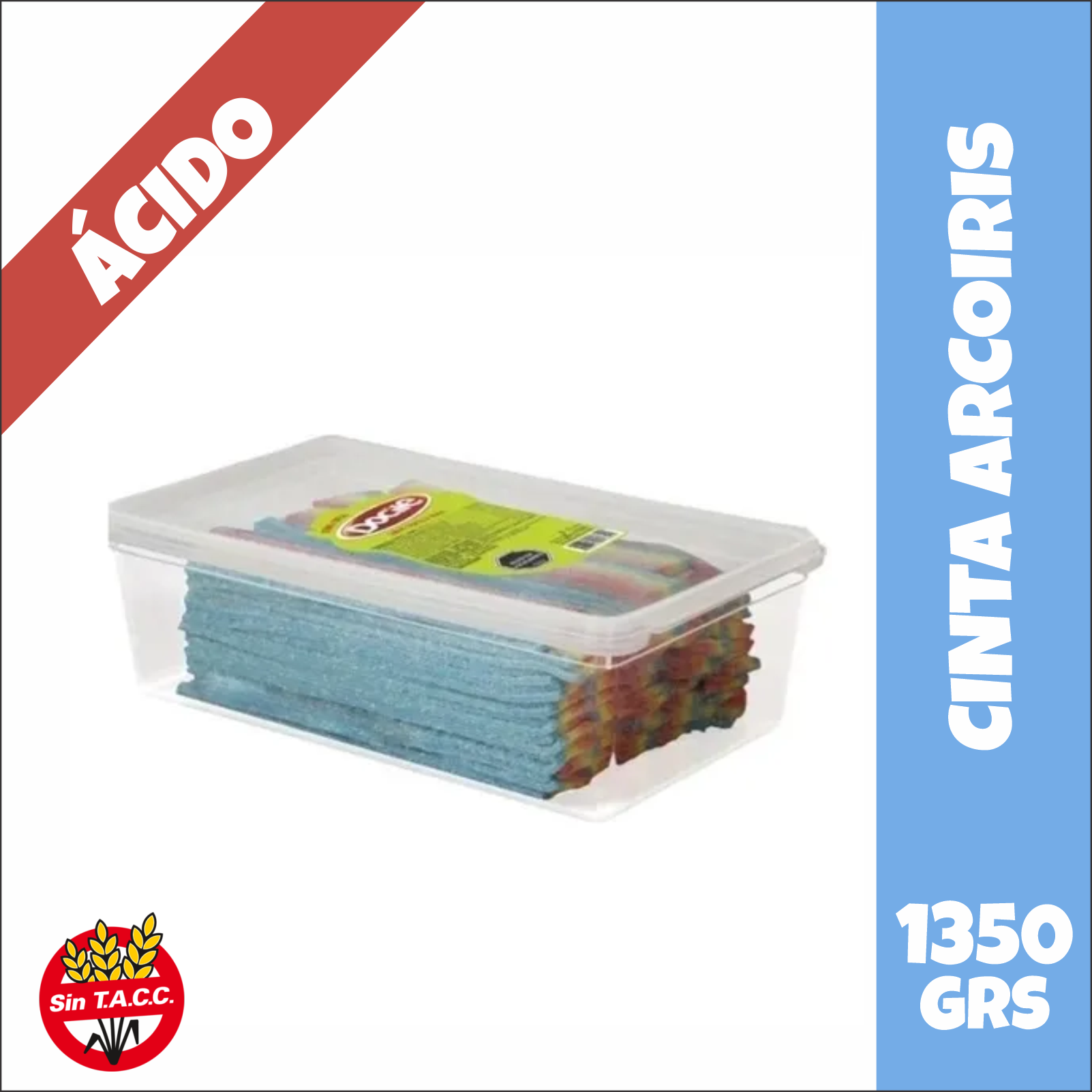 Cintas Arcoiris Multifrutal Docile