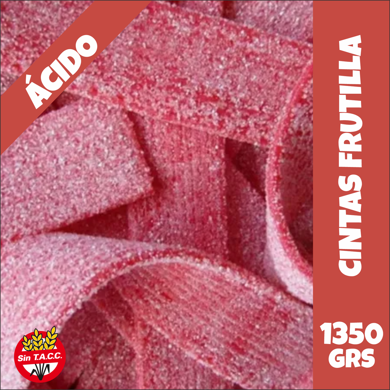 Cintas Frutilla Docile