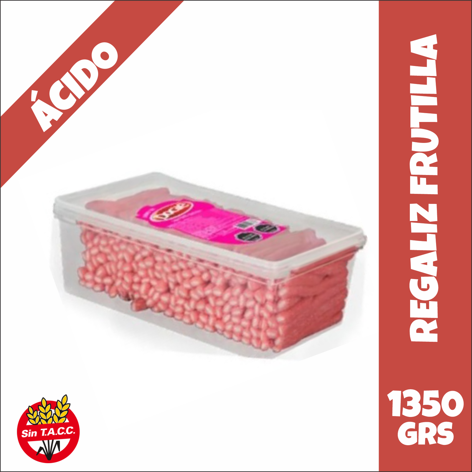 Regaliz Frutilla Docile