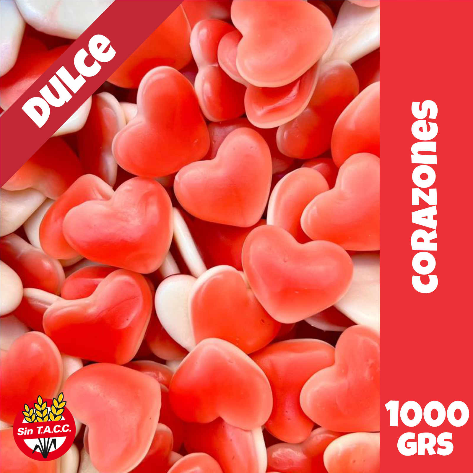 Corazones Bicolor Docile