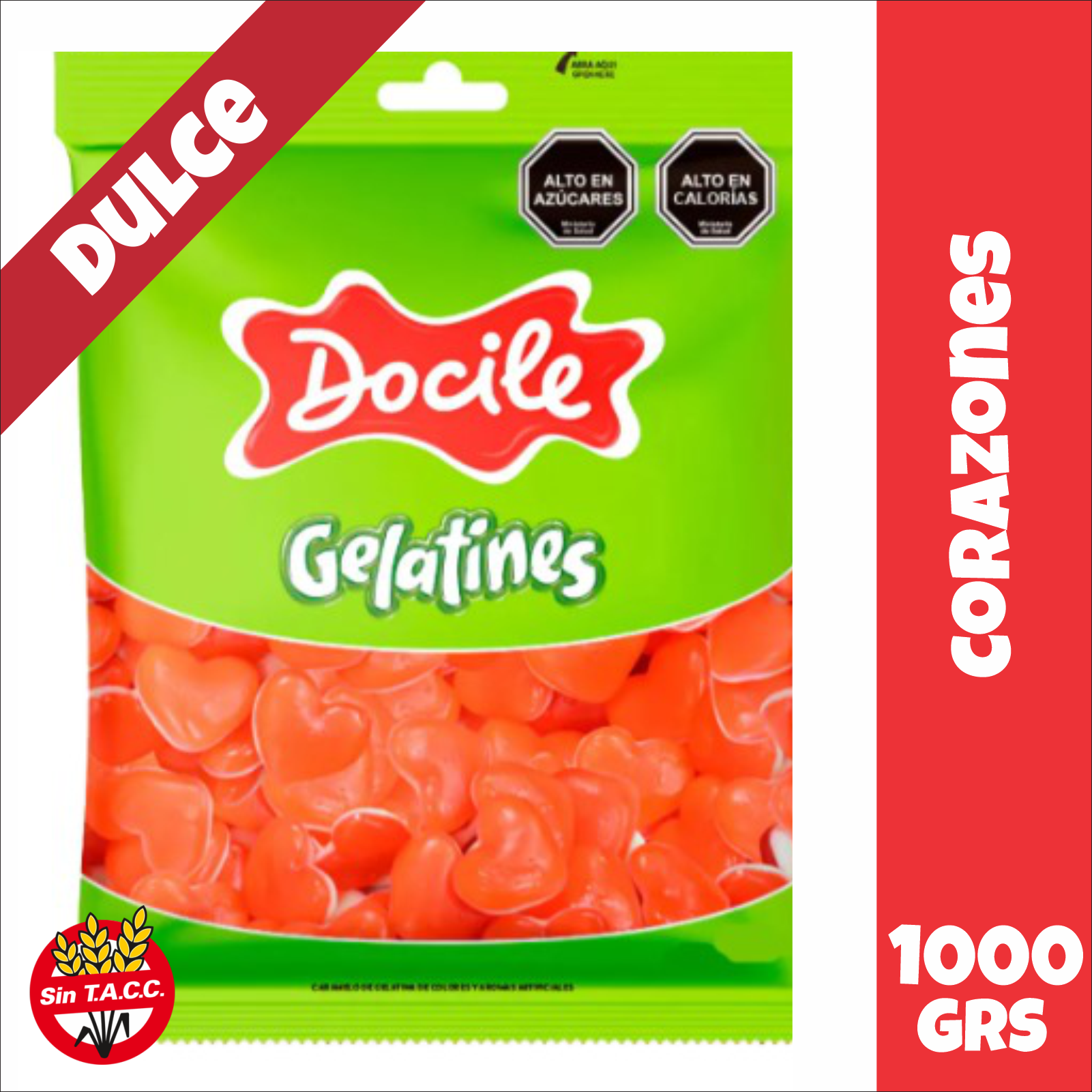 Corazones Bicolor Docile