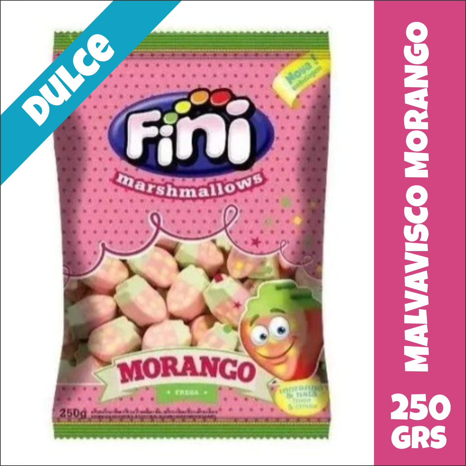 Malvaviscos Morango Fini