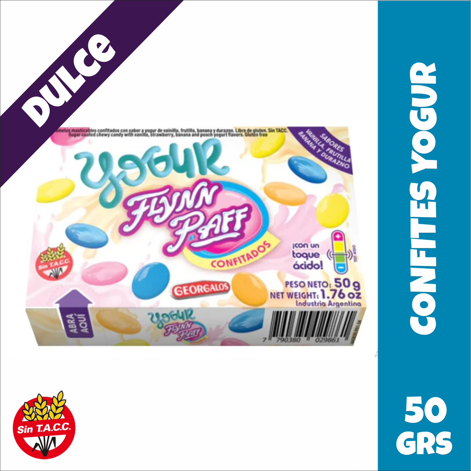 Confites Yogur Flynn Paff 