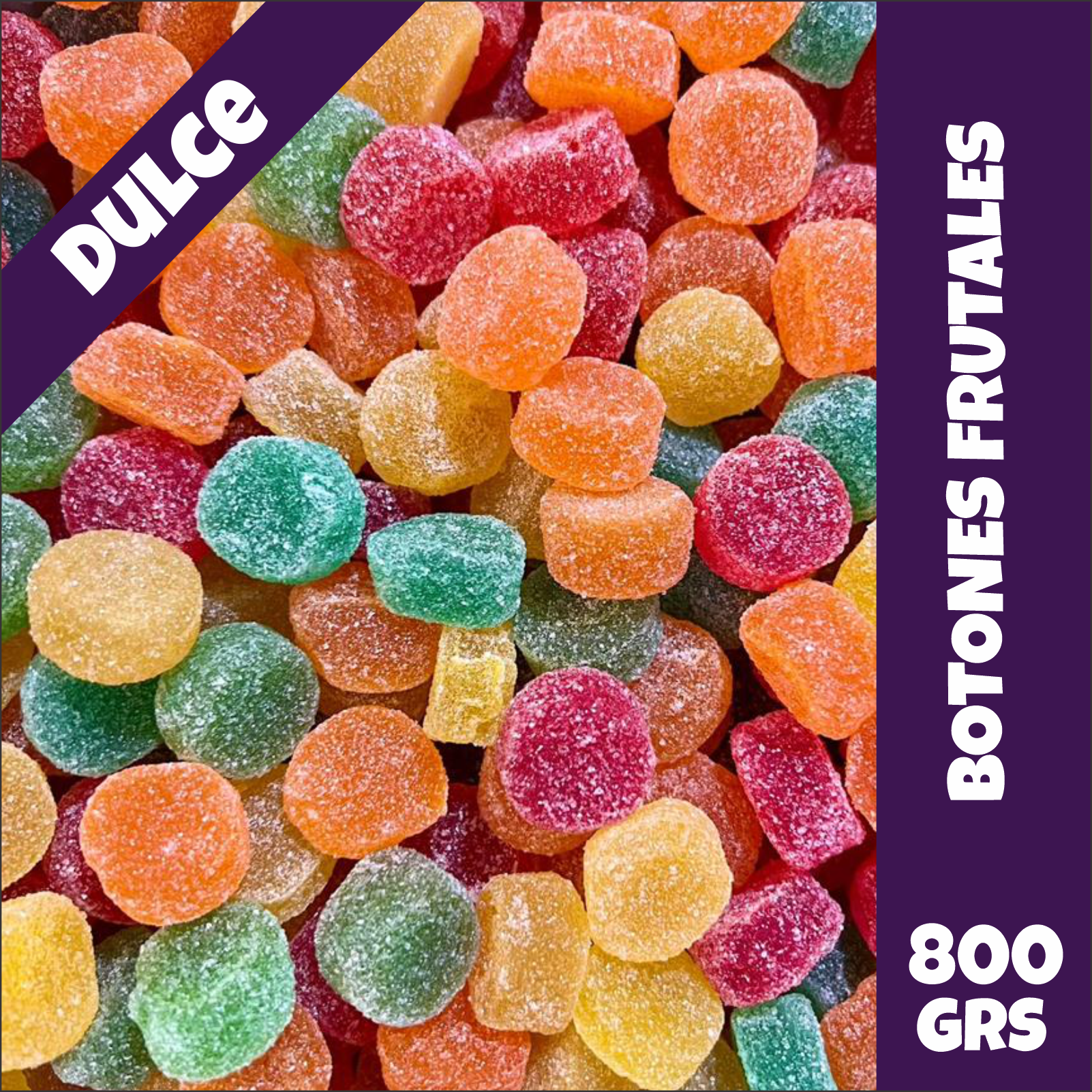 Botones Frutales Dulces Gamma Gam