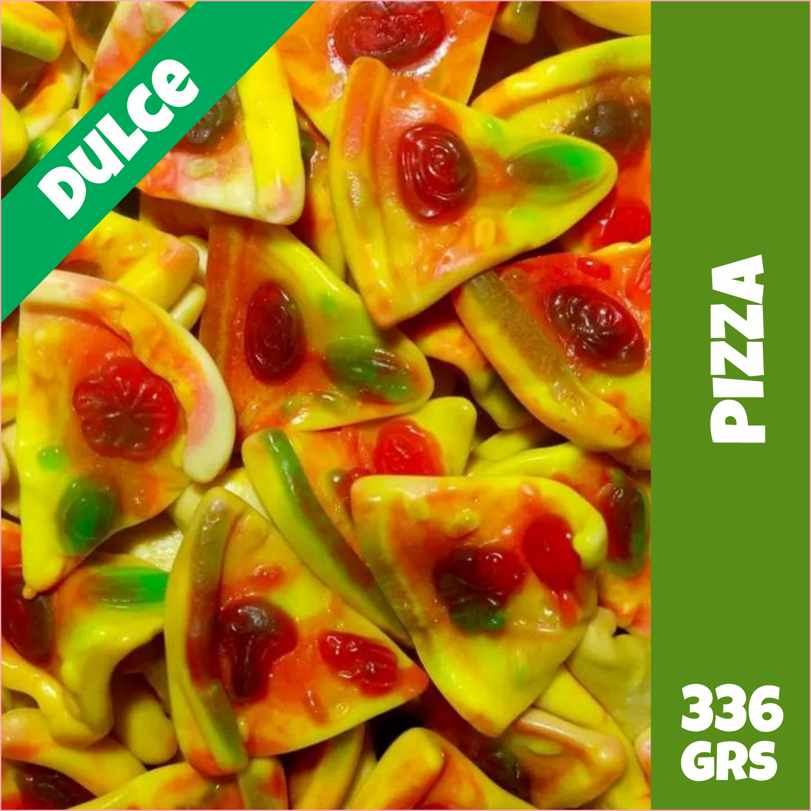 Porciones de Pizza Dulces Gummi Zone