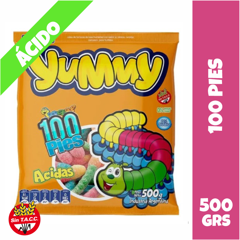 100 Pies Ácidos Yummy