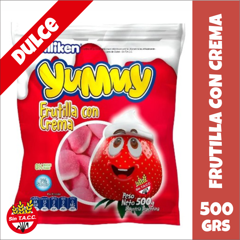 Frutilla Con Crema Dulces Yummy