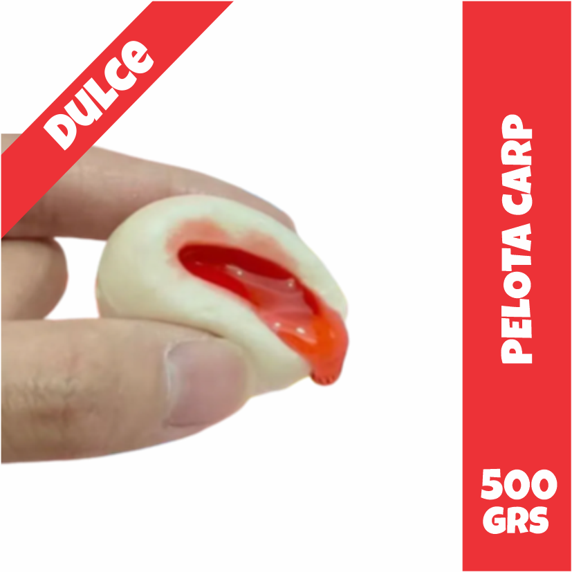 Gomita rellena Pelota CARP (sabor fresa) Dulce Importada