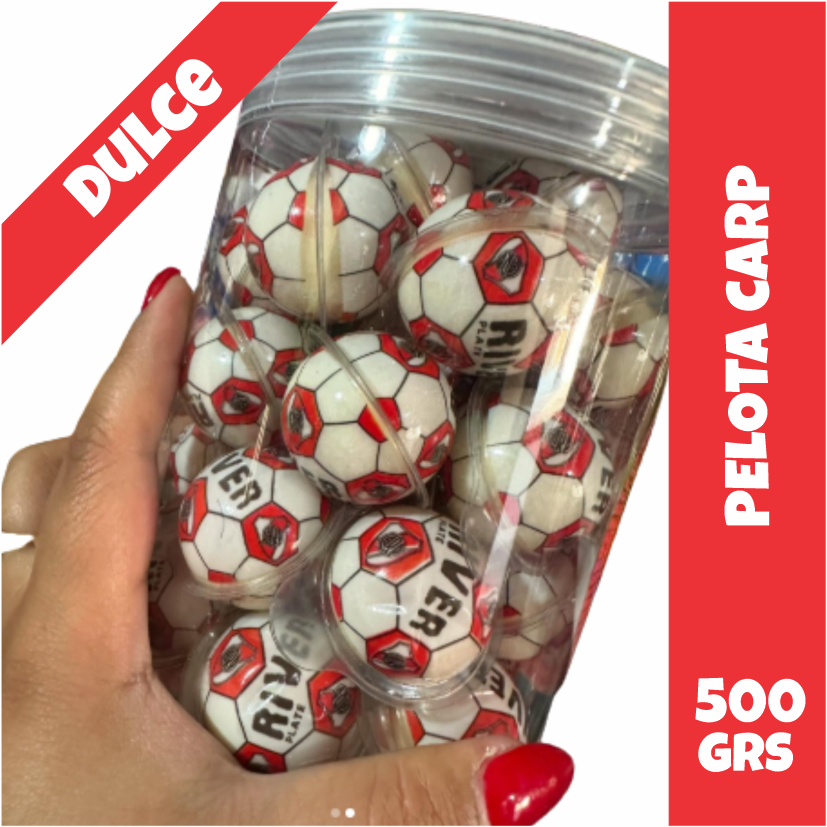 Gomita rellena Pelota CARP (sabor fresa) Dulce Importada