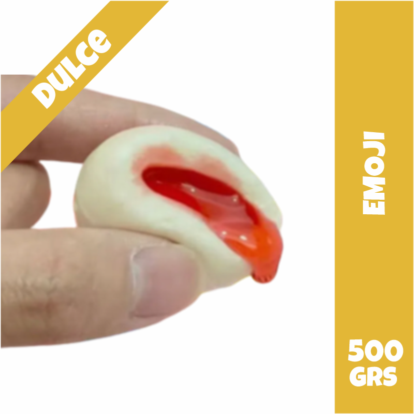 Gomita rellena Emoji (sabor fresa) Dulce Importada