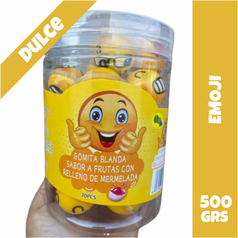 Gomita rellena Emoji (sabor fresa) Dulce Importada
