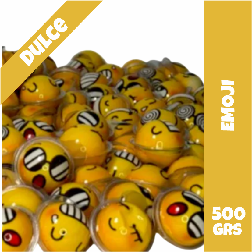 Gomita rellena Emoji (sabor fresa) Dulce Importada