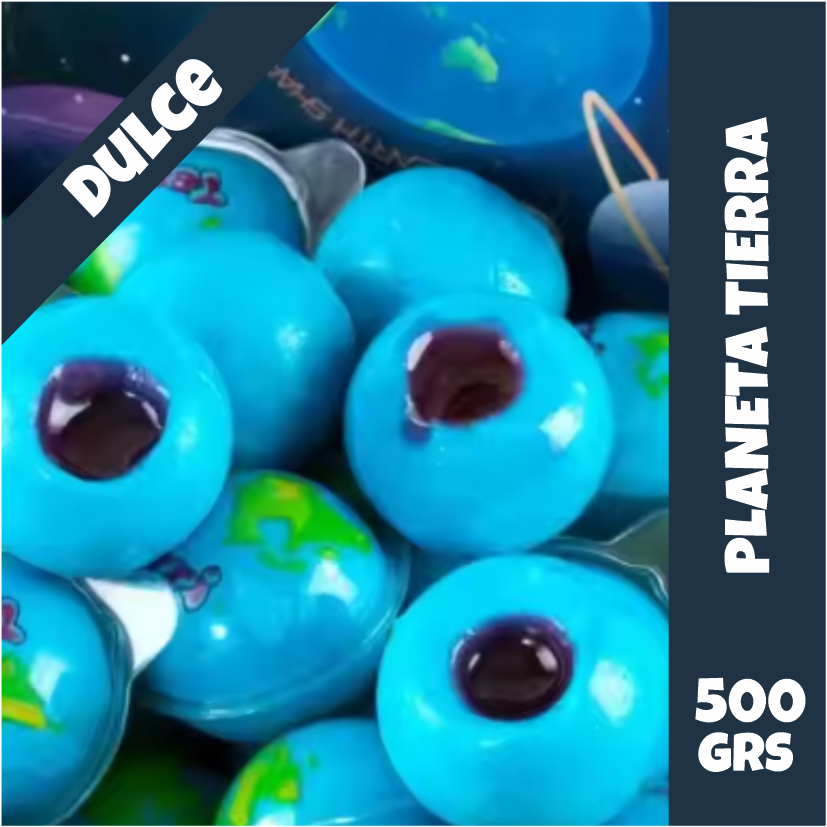 Gomita Planeta Tierra Sabor Frutal Dulce Importada
