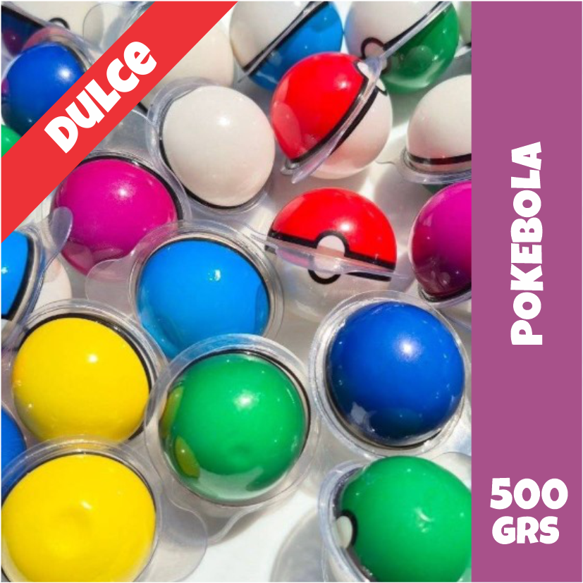 Gomita Pokebola Sabor Frutal Dulce Importada