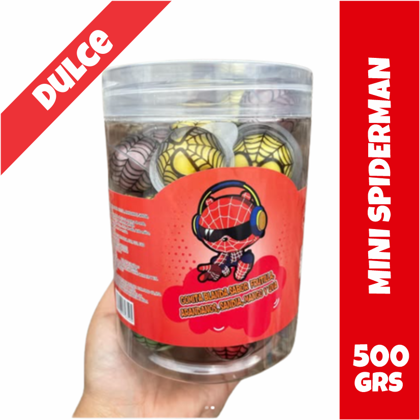 Gomita rellena Mini Spiderman Dulce Importada